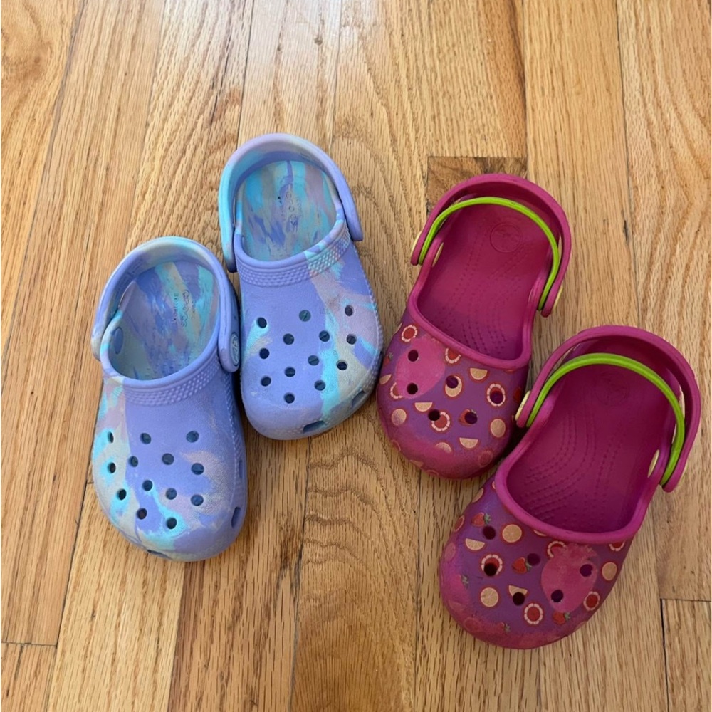 Crocs Bundle Girls Size 8